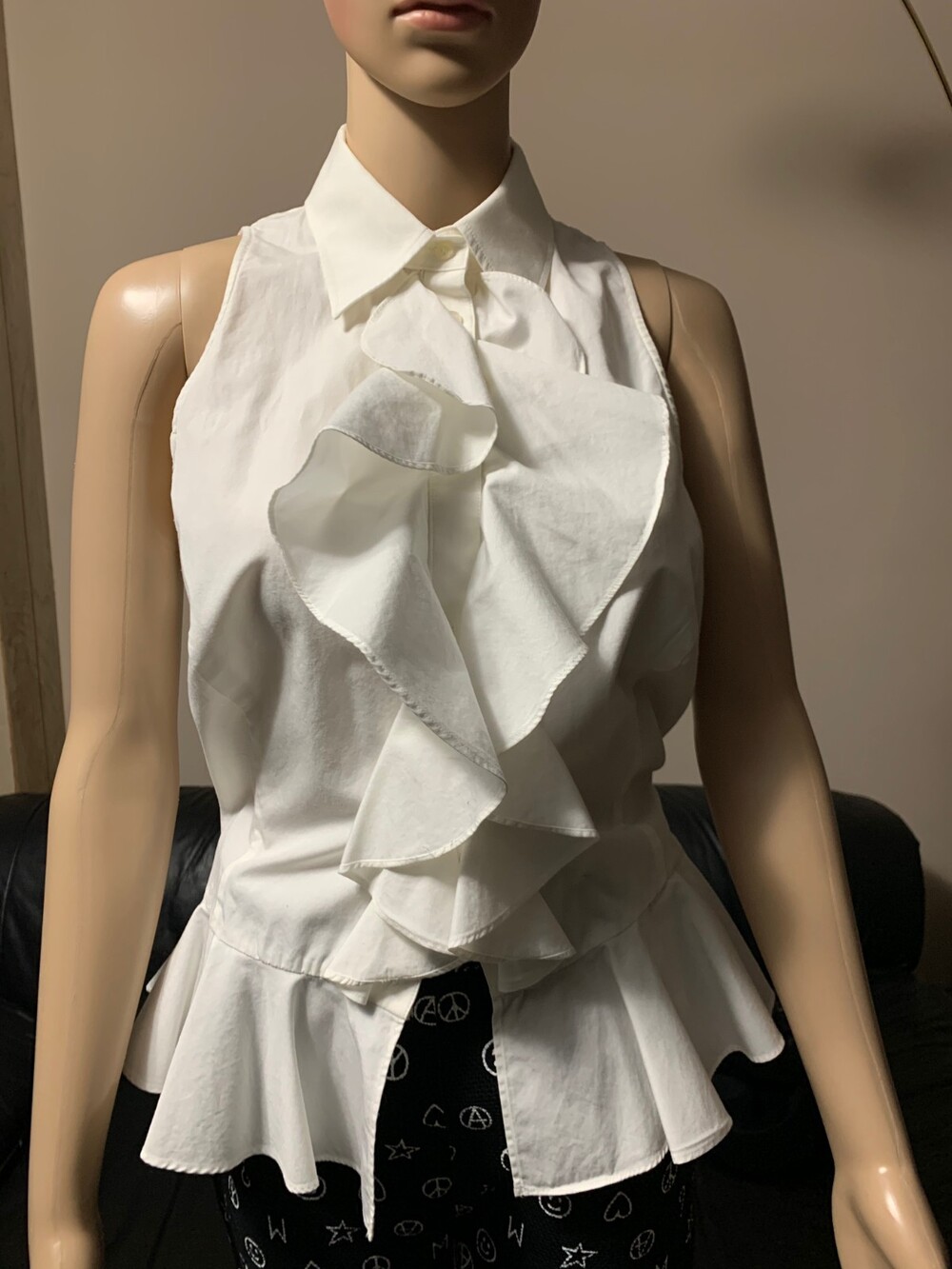 NWOT. Woman Ralph Lauren White Blouse size 10